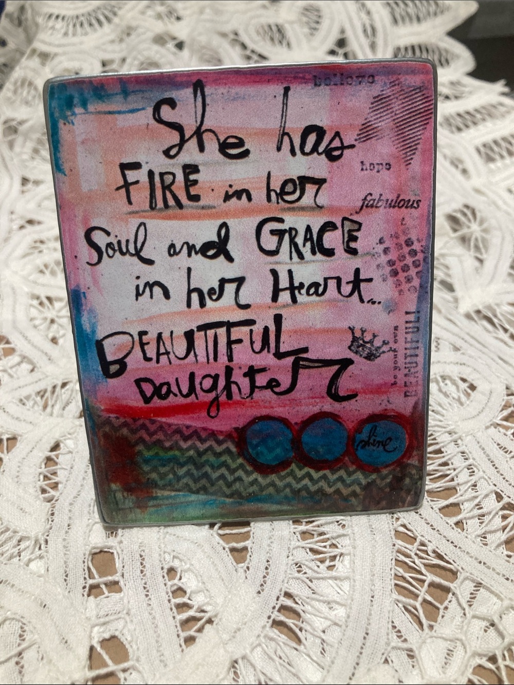 Inspirational Decorative Metal Sign
